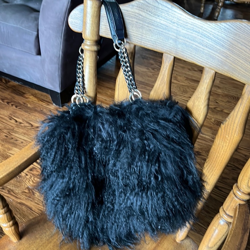 Fur bag,